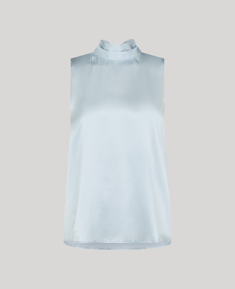 Cadogan Silk Tie Neck Blouse