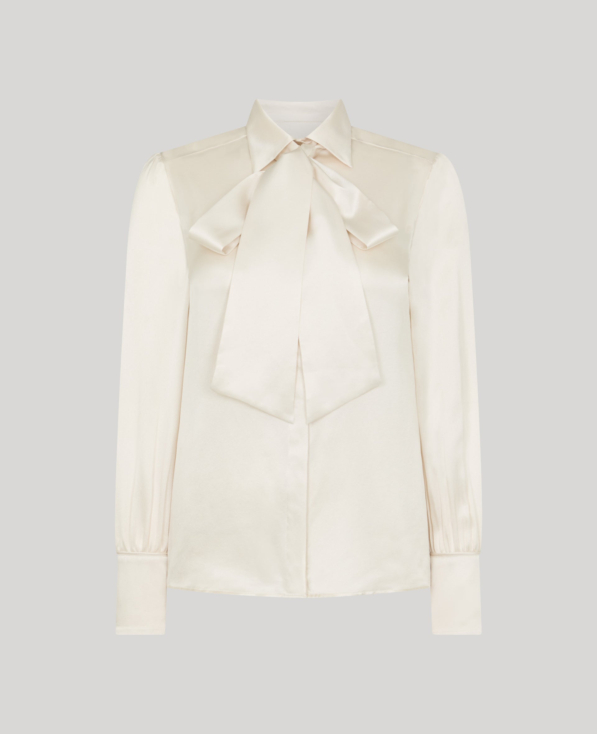 Glyndebourne Silk Detachable Tie Neck Blouse