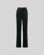 Mayfair Velvet Trousers In Dark Teal