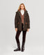 Saskia in Norfolk field coat