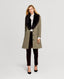Katherine Lambswool Coat with Detachable Fur Collar