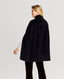 Belvedere Merino Wool Funnel Neck Cape