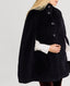 Belvedere Merino Wool Funnel Neck Cape