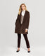 Bianca Merino Wool Mid Length Slim Wrap Coat