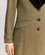 Kate Tweed Coat with Toscana Shearling Fur Collar