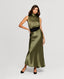 Blaire Silk Satin Maxi Skirt