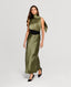 Blaire Silk Satin Maxi Skirt