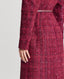 Audrey Boucle Belted Coat