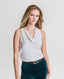 Eton Silk Sleeveless Cowl Neck Blouse