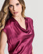 Chester Silk Cowl Neck Blouse
