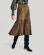 Suede Flippy Skirt