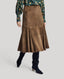 Suede Flippy Skirt