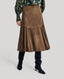 Suede Flippy Skirt