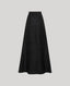 Black skirt on a light gray background