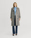 Chelsea Wool Check Trench Coat