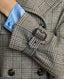 Chelsea Wool Check Trench Coat