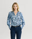 Peacock Silk Open Neck Shirt