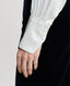 Daphne Open Neck Shirt In Winter Ivory