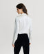 Daphne Open Neck Shirt In Winter Ivory