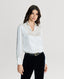 Glyndebourne Silk Detachable Tie Neck Blouse
