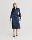 Birch Print Silk Shirt Dress