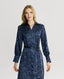 Birch Print Silk Shirt Dress