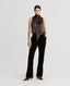 Cadogan Silk Tie Neck Blouse