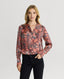Peacock Silk Open Neck Shirt