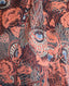 Peacock Silk Tie Neck Blouse