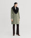 Katherine Lambswool Coat with Detachable Fur Collar