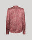 100% Silk Short Tie Neck Blouse