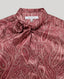 100% Silk Short Tie Neck Blouse