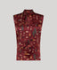 Cadogan Silk Sleeveless Tie Neck Blouse