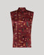 Cadogan Silk Sleeveless Tie Neck Blouse