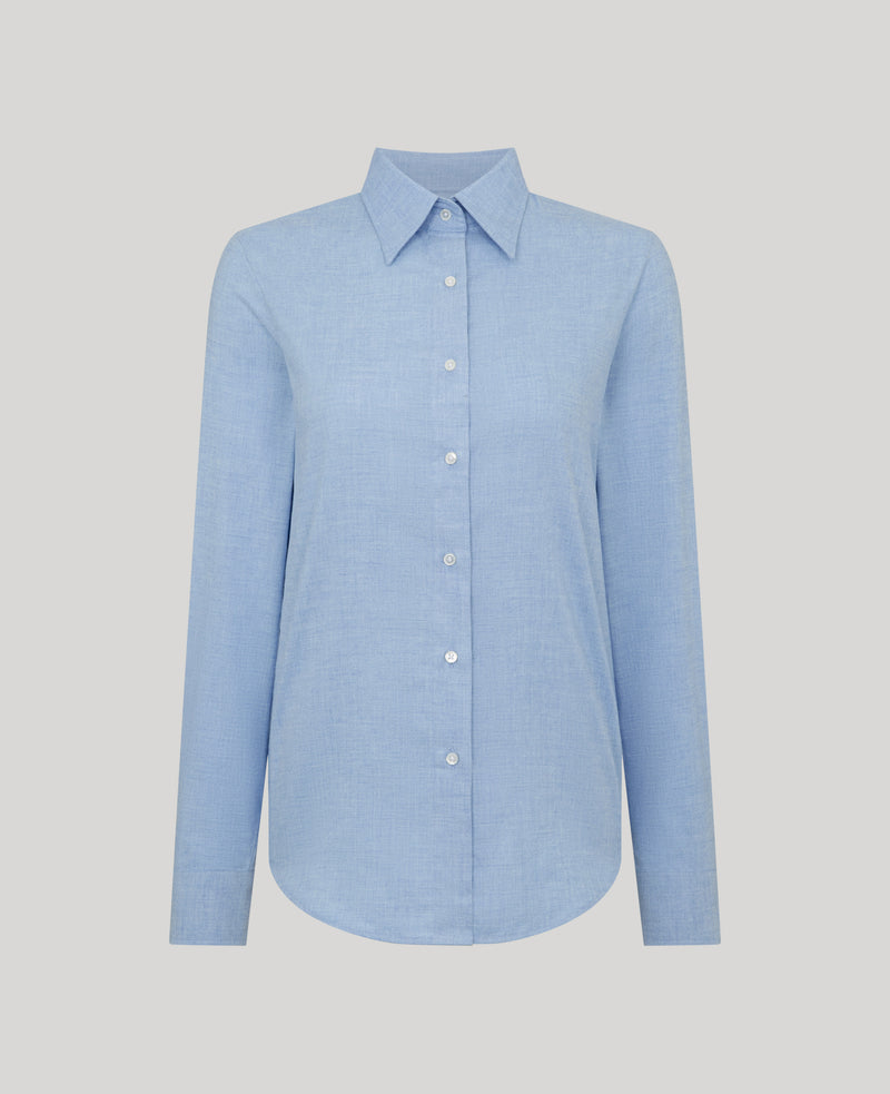 Cotton-Cashmere Emma Shirt