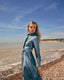 Maria Open Neck Silk Gown