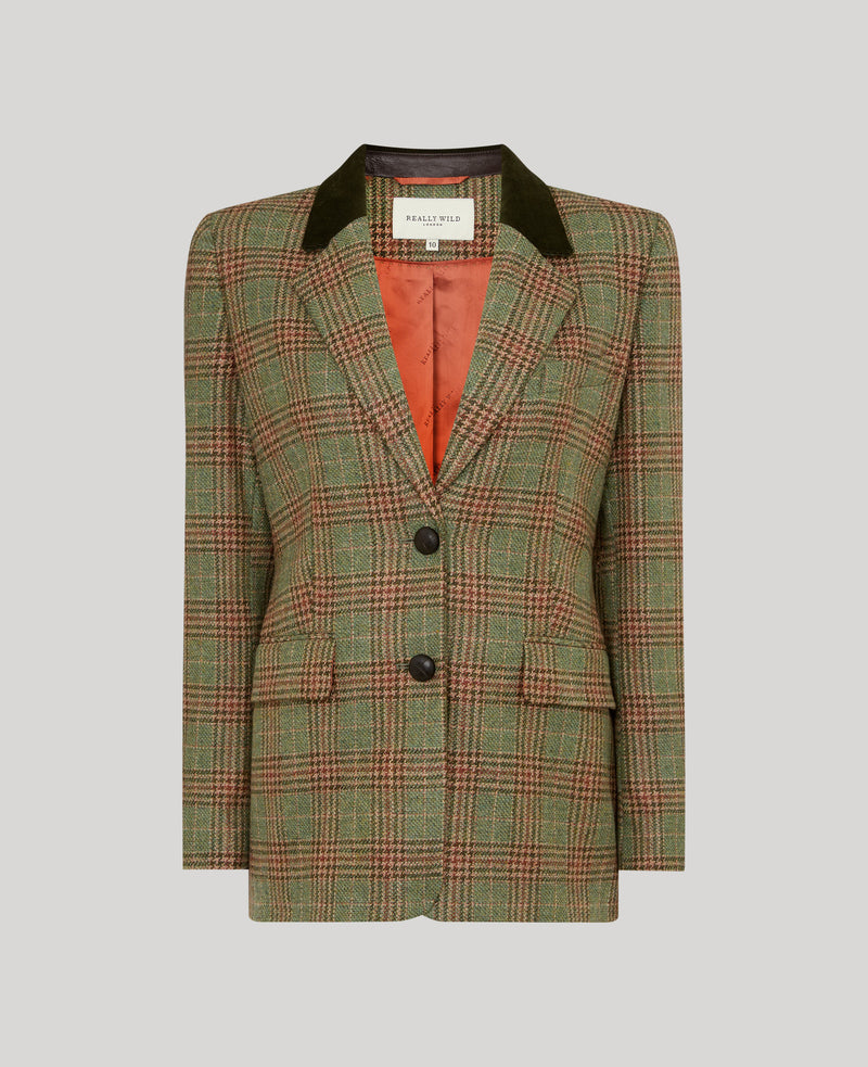 Wellington Tweed Longline Jacket