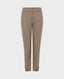 Fitted Tweed Trousers with Tab, Hazel Grey Dogtooth | Trousers | Really Wild Clothing | Flat Shot