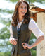 Nubuck Waistcoat in Loden | Really Wild Clothing | Waistcoat | Duchess of Cambridge Kate Middleton wearing waistcoat