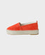 Luna Flatform Espadrille Orange | Really Wild Clothing | Footwear | single side image