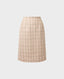 Harriet Skirt, PInk Brown Check | Really Wild | Flat