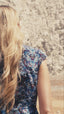 Thalia Tie Neck Silk Dress