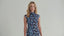 Thalia Tie Neck Silk Dress