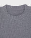 Relaxed Cashmere Mix Crew Neck Jumper Grey | Really wild clothing | Knitwear | Detail on the collar