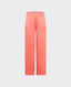 Barr Liberty Wide Leg Silk Palazzo Pants, Coral Pink | Really Wild Clothing | Flat lay