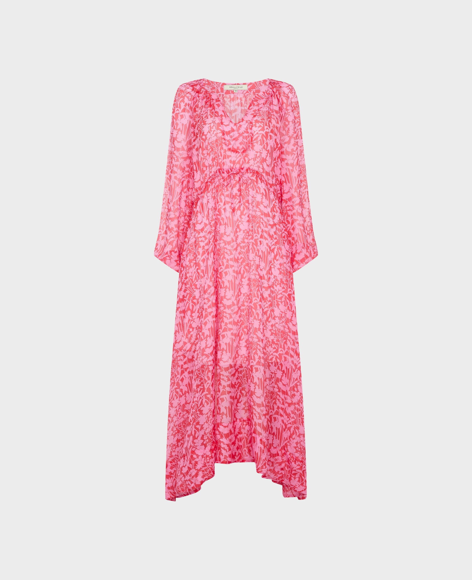 Caro Liberty Floral Silk Chiffon Dress
