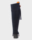 Wider Fitting Heeled Suede Boots Navy | Really Wild Clothing | Footwear | Back image